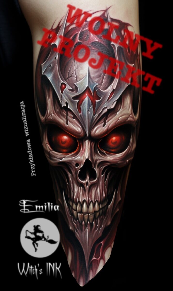 em999. skull in mask photorealistic tattoo design original idea a1fb9e7f d014 4c7a a6c3 145a0ae3d2f2