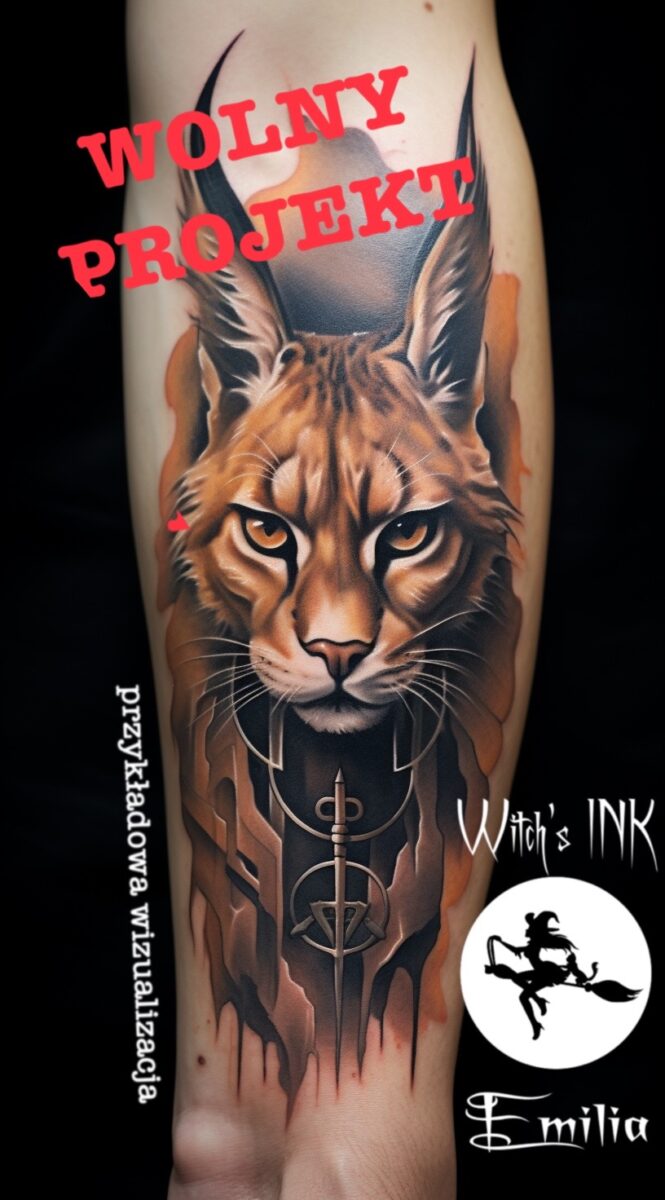 Projekt tatuażu kartka