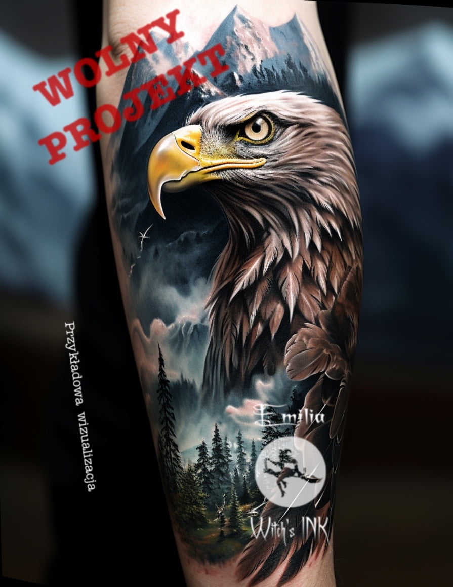 Projekt tatuażu orzeł(3)
