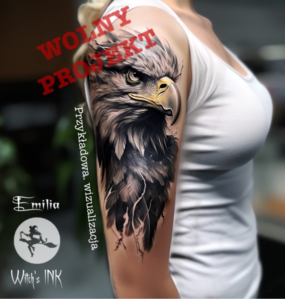 Projekt tatuażu orzeł(9)