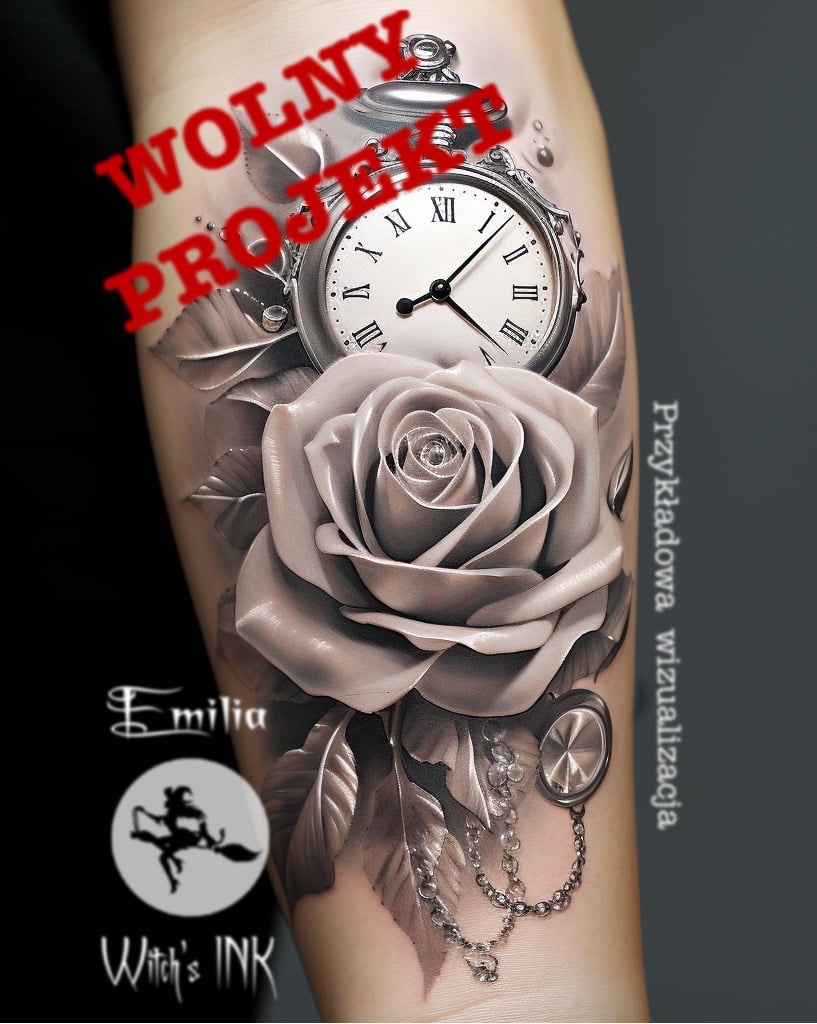 Projekt tatuażu róże(6)