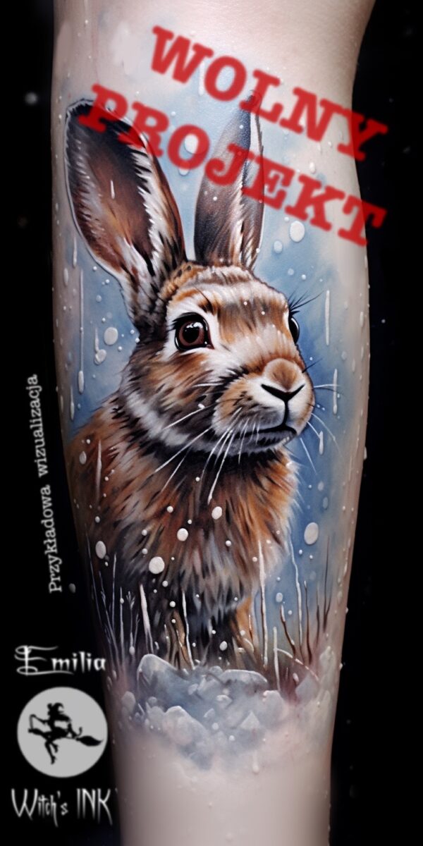 Projekt tatuażu zająć