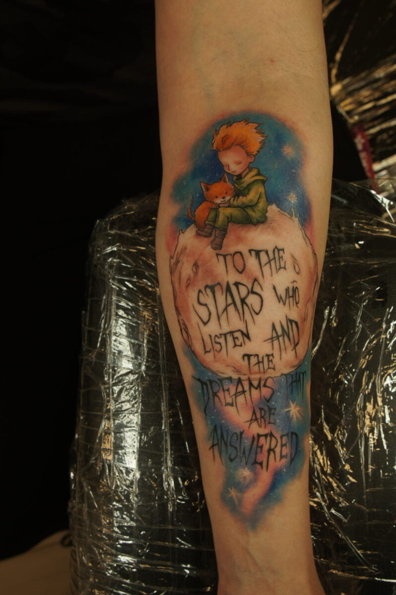 Tatuaż bajkowy Mały książę